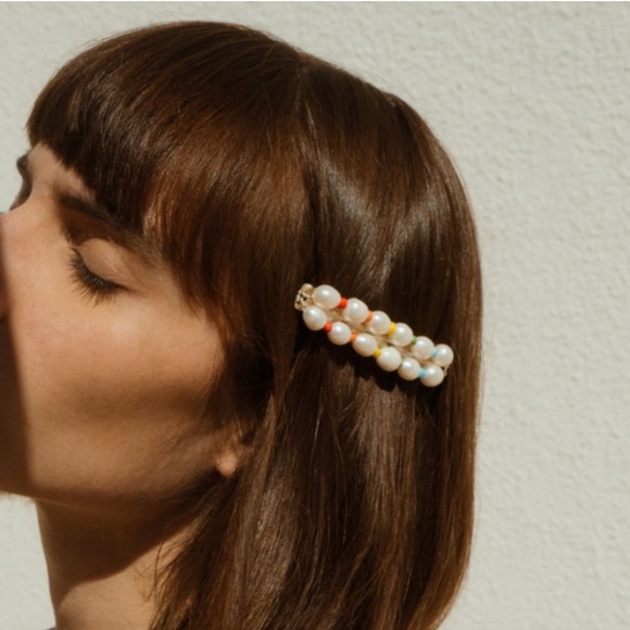 éliou Elba Genuine Pearl Hair Clip - Picture 5 of 7